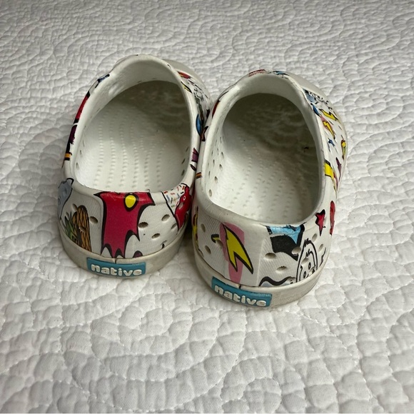 Native Shoes White Water Shoes with Playful Design - Picture 5 of 10